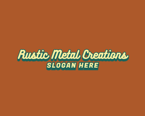 Rustic Comic Business logo design