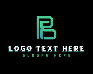 Business Geometric Letter B Logo