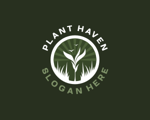 Farm Planting Agriculture logo design