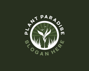 Farm Planting Agriculture logo design