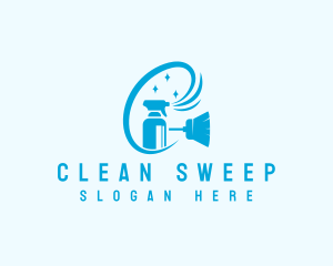 Home Disinfect Sanitation logo design