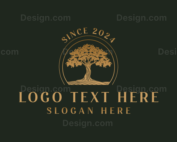 Oak Tree Nature Logo