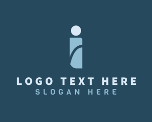 Management - HR Management Letter I logo design
