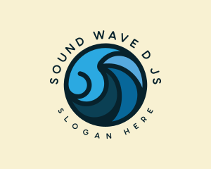 Ocean Tidal Wave logo design