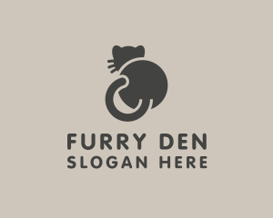 Chubby Cute Cat logo