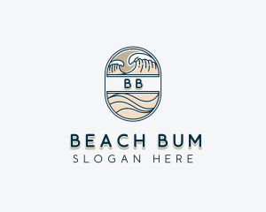 Sea Waves Resort logo design