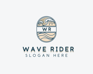 Sea Waves Resort logo design