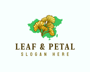 Botanical Leaf Tree logo