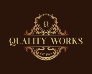 Luxury Crest Shield logo