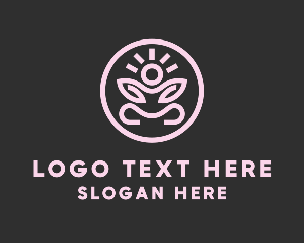 Yoga Center logo example 3