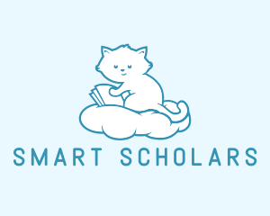 Cloud Cat Kitten Reading logo