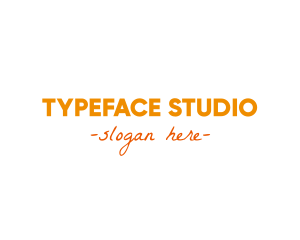 Orange Modern Wordmark logo