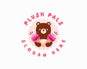 Baby Bear Rattle logo design