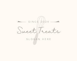 Elegant Whisk Bakery Logo