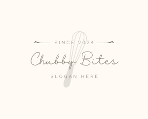 Elegant Whisk Bakery logo design