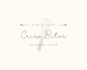 Elegant Whisk Bakery logo design