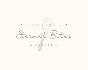 Elegant Whisk Bakery logo design