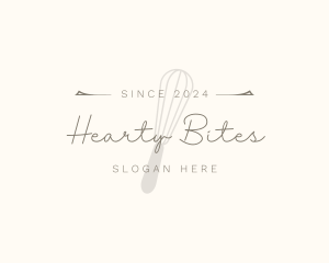 Elegant Whisk Bakery logo design