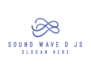 Infinity Loop Wave logo design