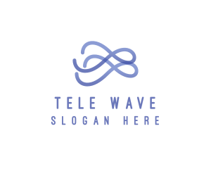 Infinity Loop Wave logo design