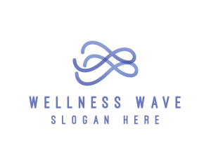 Infinity Loop Wave logo design