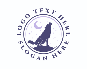Howling Wolf Dog logo
