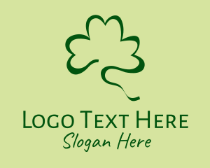 Lucky Shamrock Scribble logo