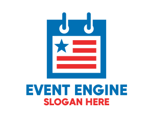American USA Calendar logo