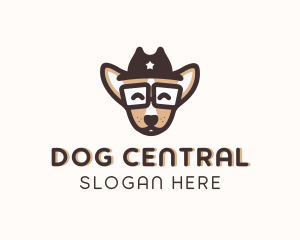 Cowboy Pet Dog logo design