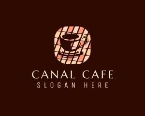 Cafe Coffee Cup logo design