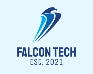 Blue Falcon Aviary  logo design