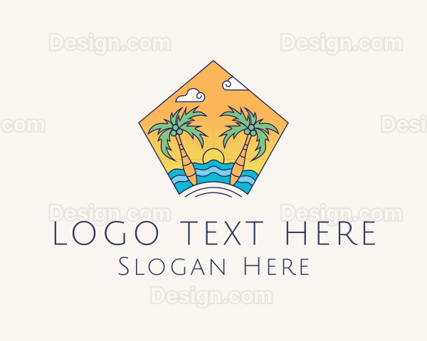 Beach Palm Island Logo