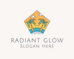 Beach Palm Island Logo