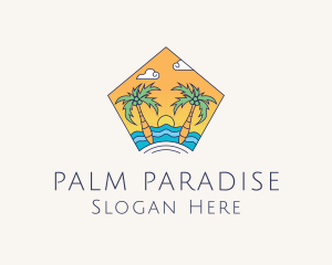 Beach Palm Island logo