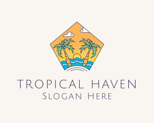 Beach Palm Island logo