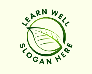 Organic Wellness Herb logo design