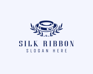 Ribbon Bowler Hat Accessory logo design