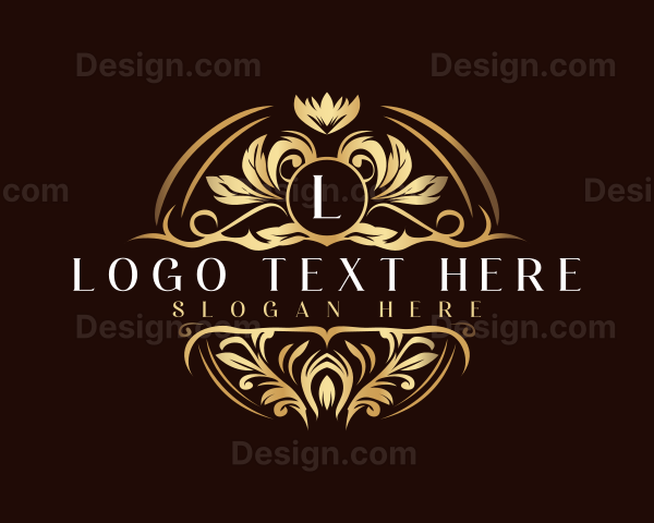 Elegant Flower Petals Logo