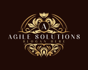 Elegant Flower Petals logo design