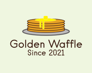 Breakfast Pancake Food  logo design