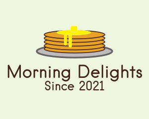 Breakfast Pancake Food  logo