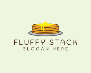 Breakfast Pancake Food  logo design