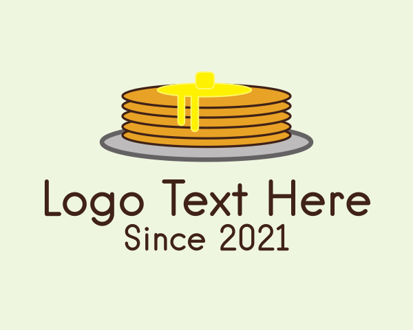 Pancake logo example 3