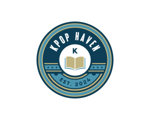 University Learning Book logo design