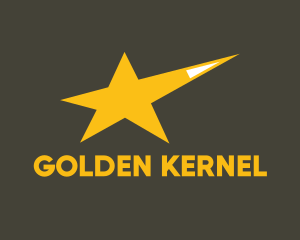 Golden Super Star logo design