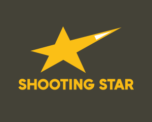 Golden Super Star logo design