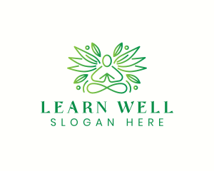 Yoga Spa Wellness logo design