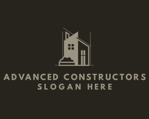 House Architecture Building logo design