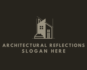 House Architecture Building logo design