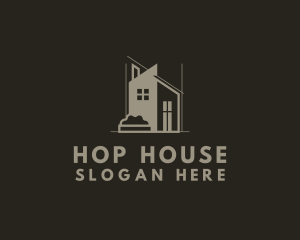 House Architecture Building logo design